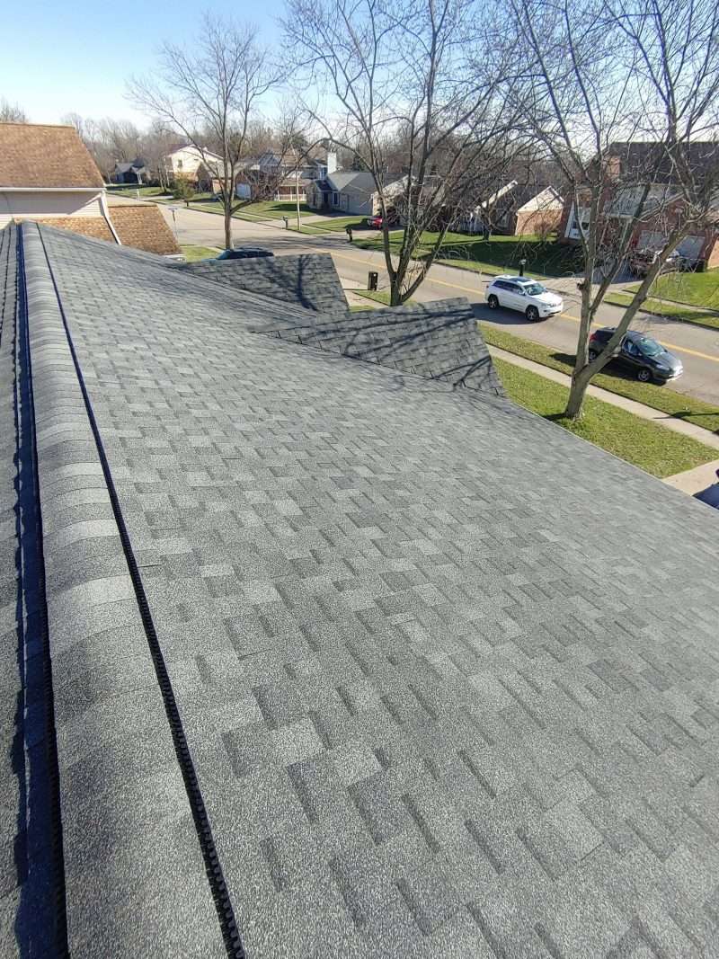 home after new roof