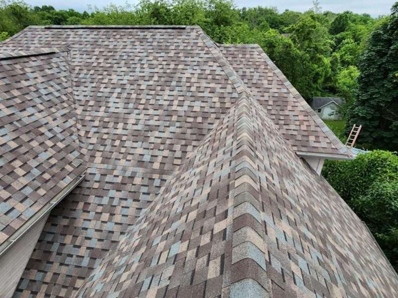 Home with new roof