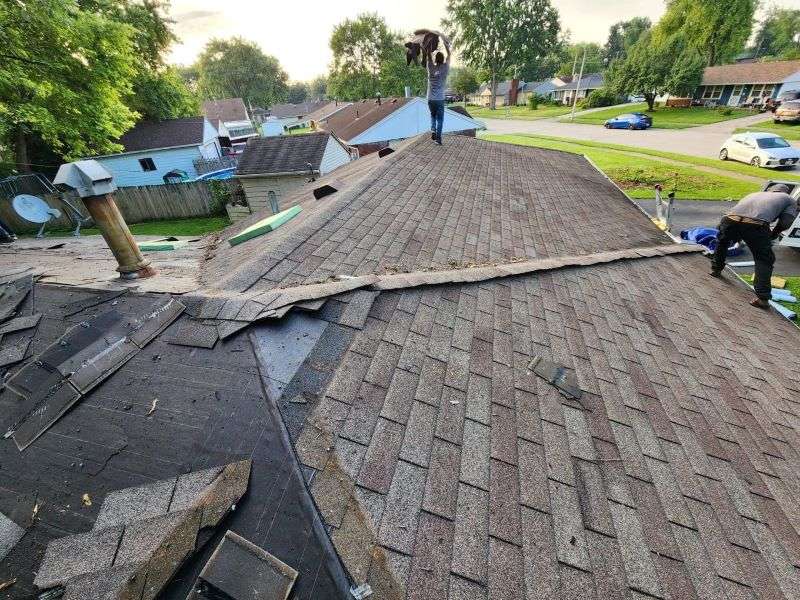 roof before
