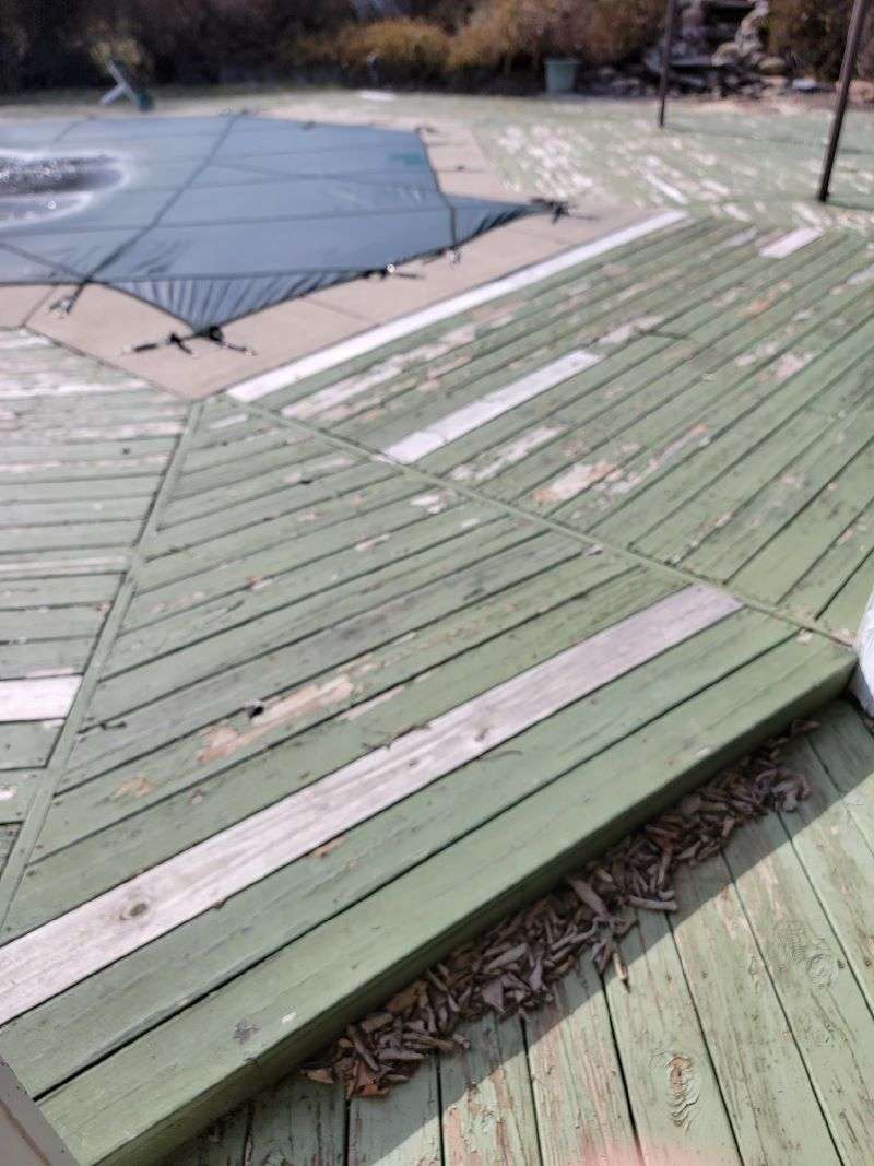 Deck before repair